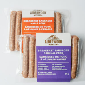 Breaksfast Sausages Pork Original and Maple